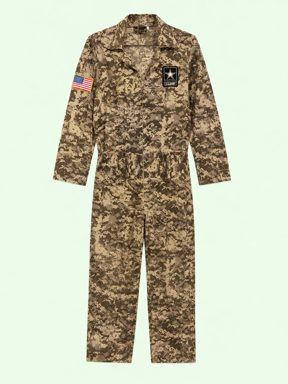 Underwraps Official Licensed U.S. Army Desert Camo Jumpsuit Costume